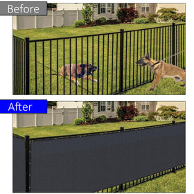 mychoiii privacy screen offers 90% blockage for yard privacy