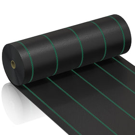 mychoiii weed barrier 6ft width laid over soil for easy installation