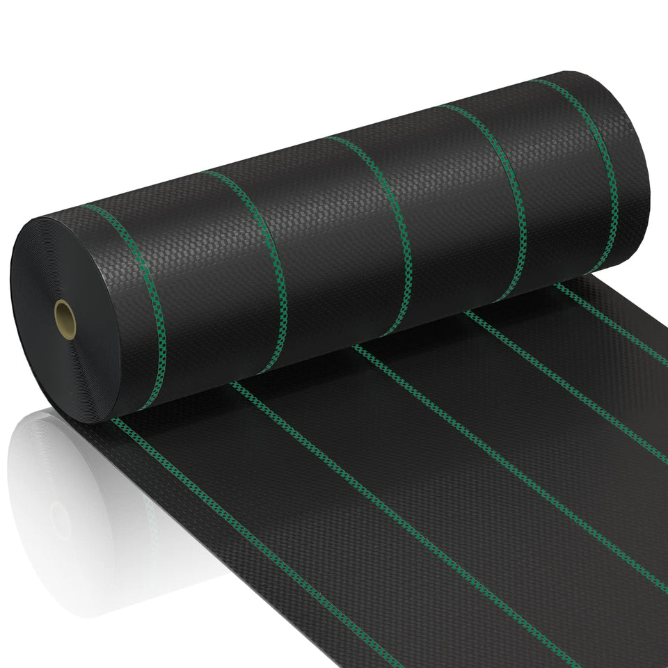 mychoiii weed barrier 6ft width laid over soil for easy installation