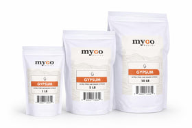 Mycology Basics gypsum in HEPA enclosure packaging reduces contamination risk during prep