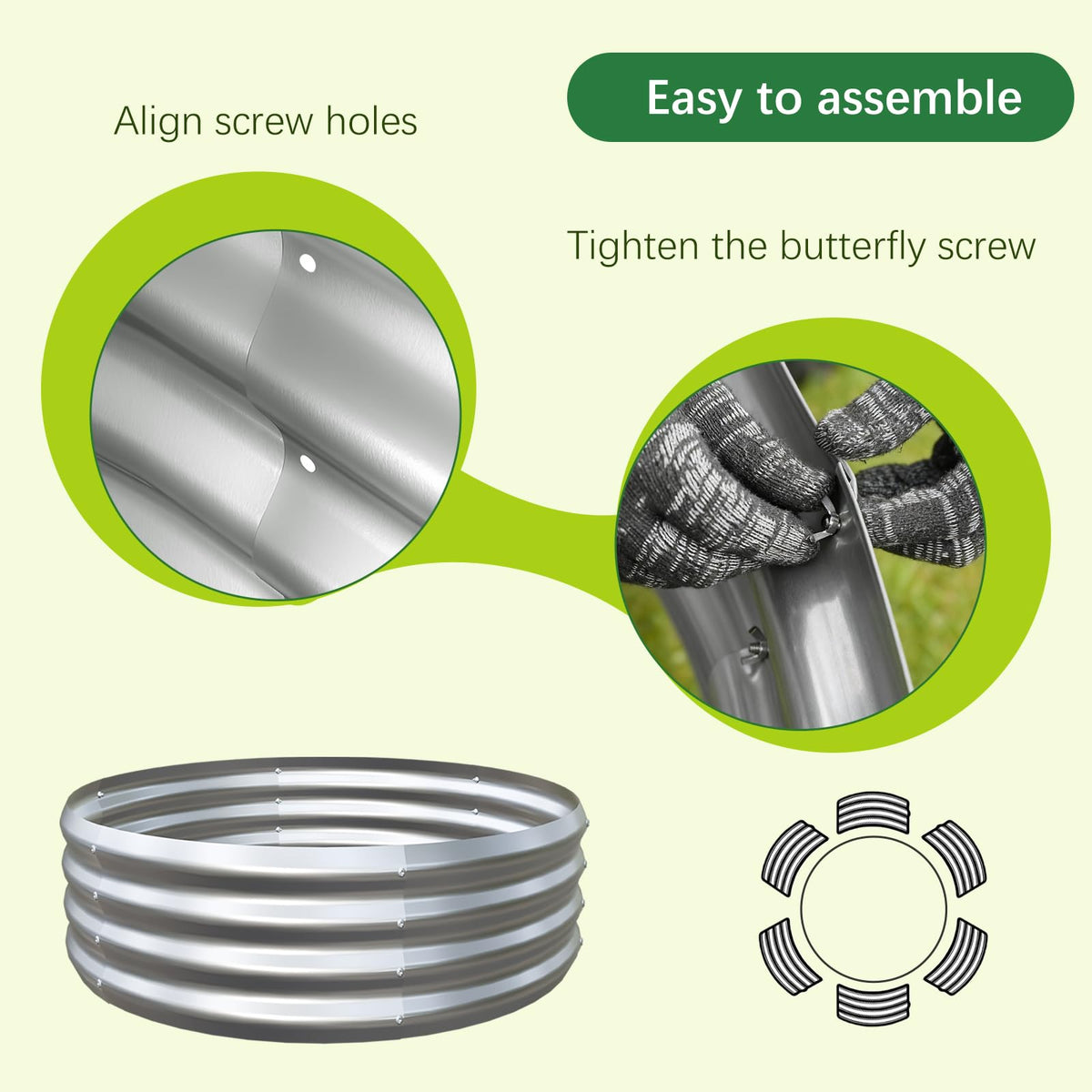 Mycovire garden bed open-bottom drainage prevents waterlogging and benefits root growth.