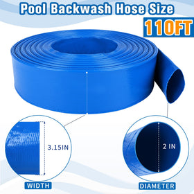 MYFAMIREA thickened PVC hose construction for durable backwashing