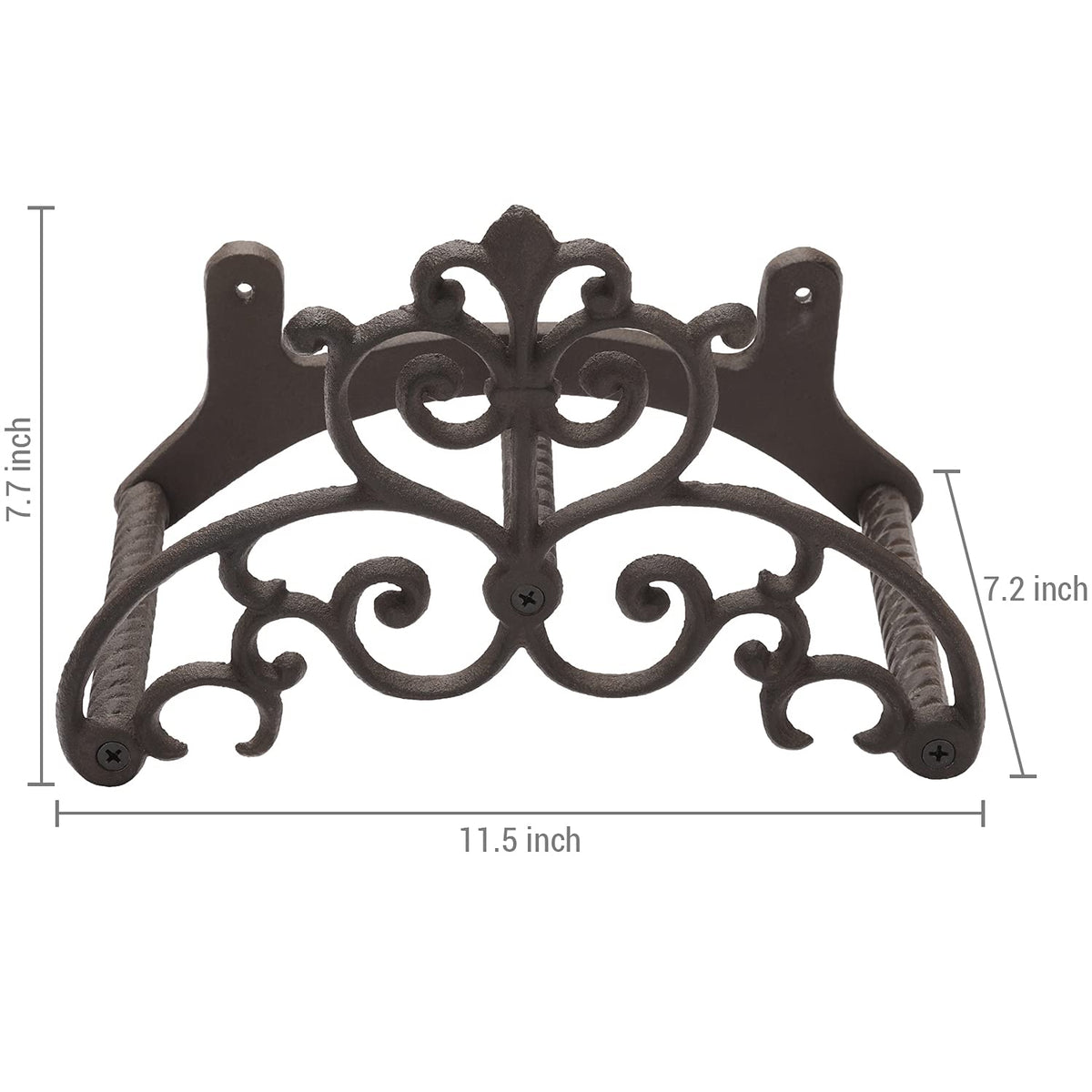 MyGift brown finish adds classic charm to any garden wall and decor.
