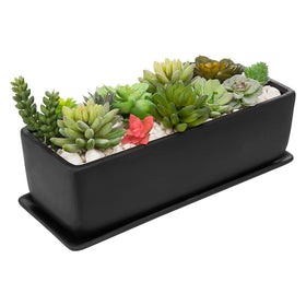 MyGift minimalist indoor planter enhancing modern interiors with greenery.
