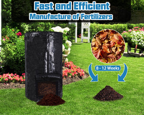 MyLifeUNIT compost bin durable handles for easy moving when full.