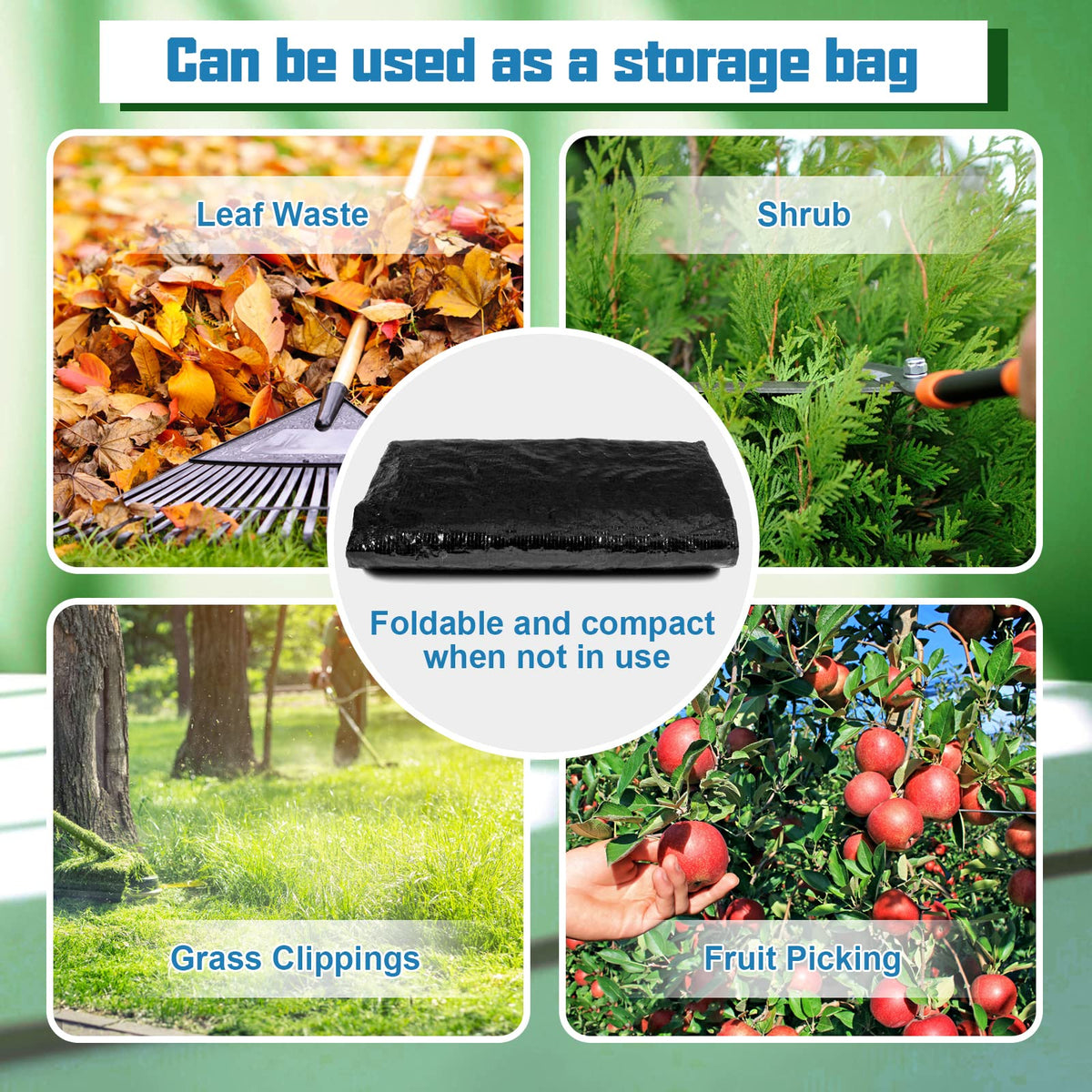 MyLifeUNIT compost bin keeps yard waste organized for gardening tasks.