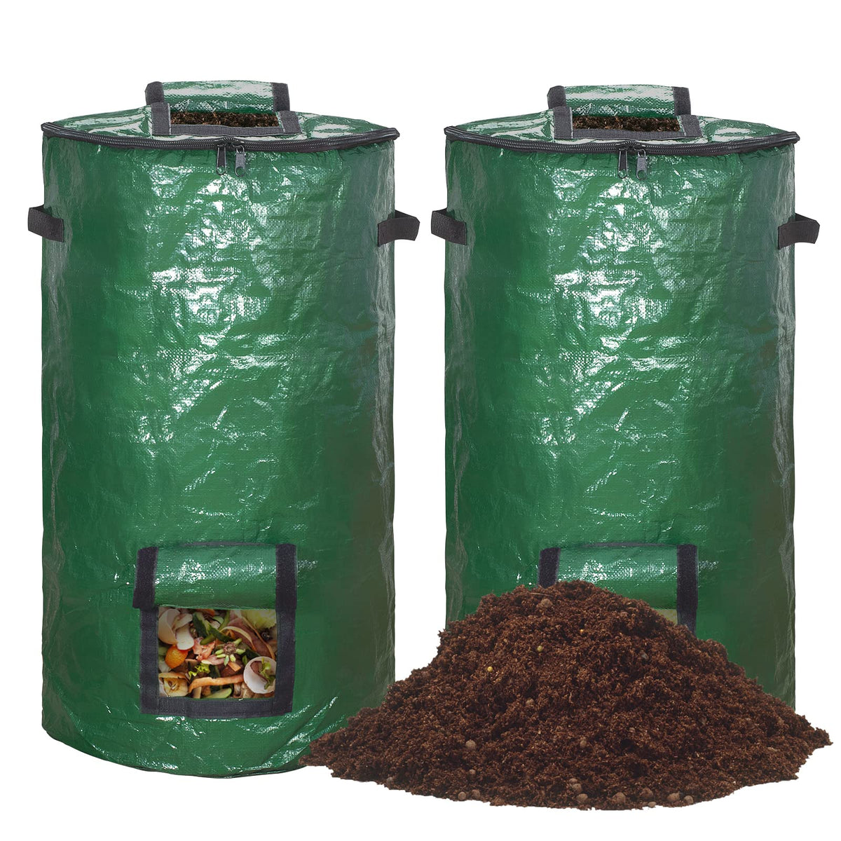 MyLifeUNIT compost bin outdoor 34-gallon capacity for garden and kitchen waste.