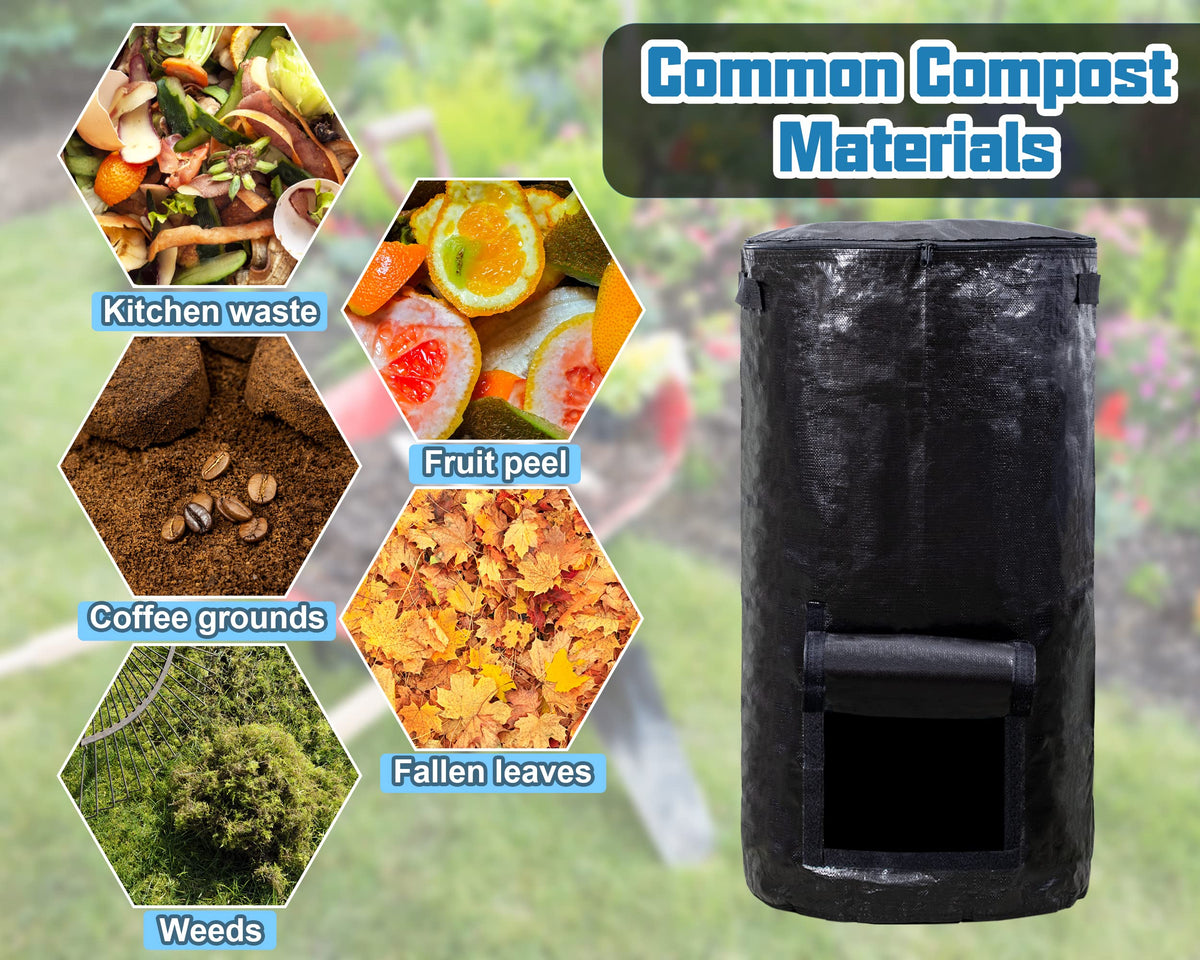 MyLifeUNIT compost bin sealed zipper accelerates fermentation and airflow.