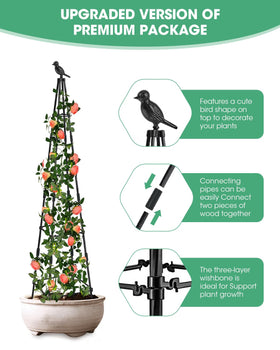 MYMULIKE rustproof coating ensures durable outdoor use.