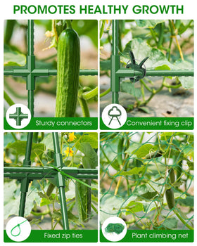 MYMULIKE 33x47 grid trellises for dense climbing crops
