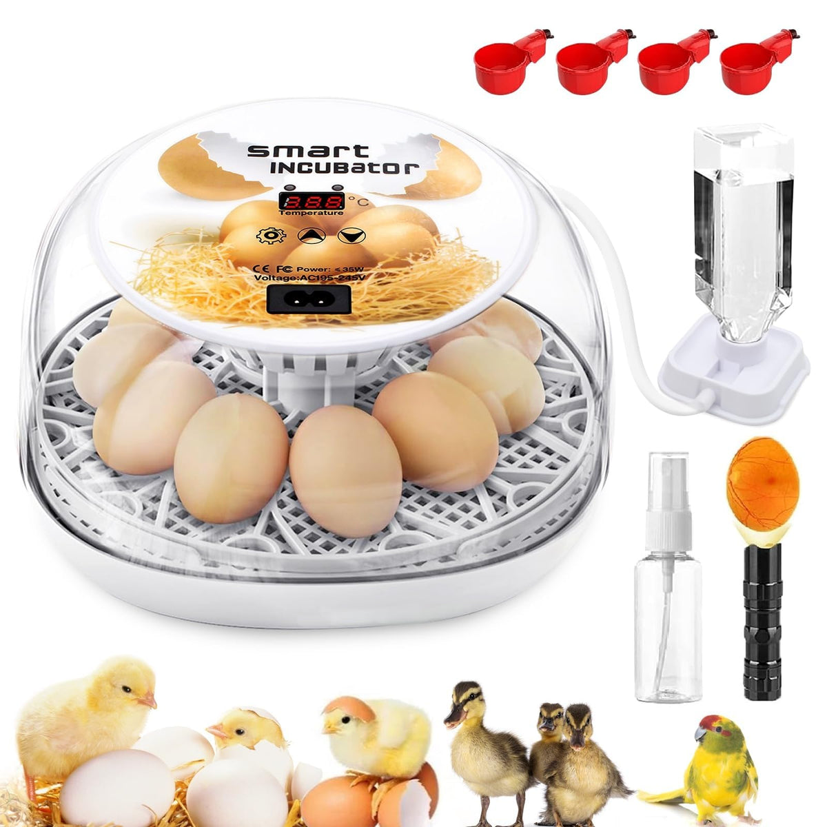 MYMULIKE incubator 360 view window for easy embryo observation