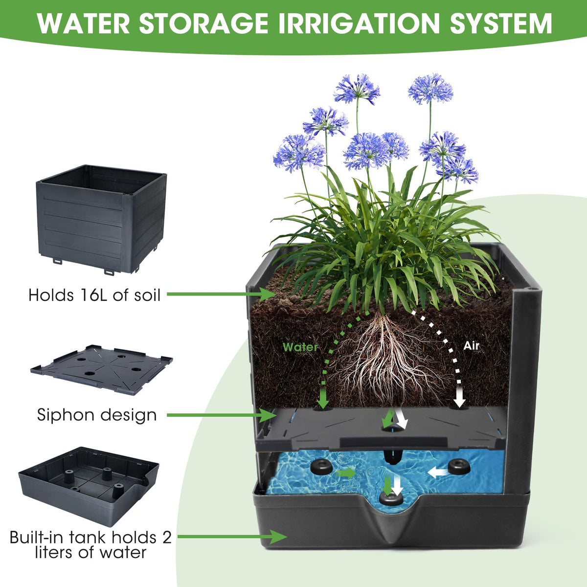 MYMULIKE suitable for indoor and outdoor setups for versatile planting