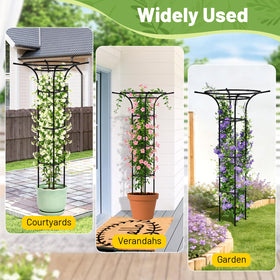 MYMULIKE robust design stands up to wind and weather while vines climb.
