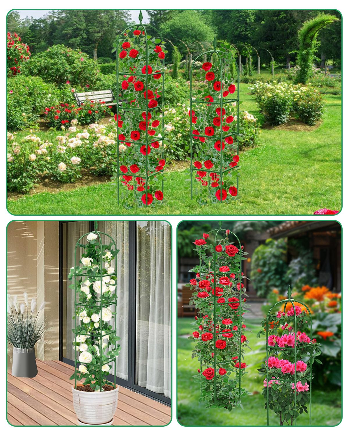 MYMULIKE two-pack provides flexible layout options for gardens.