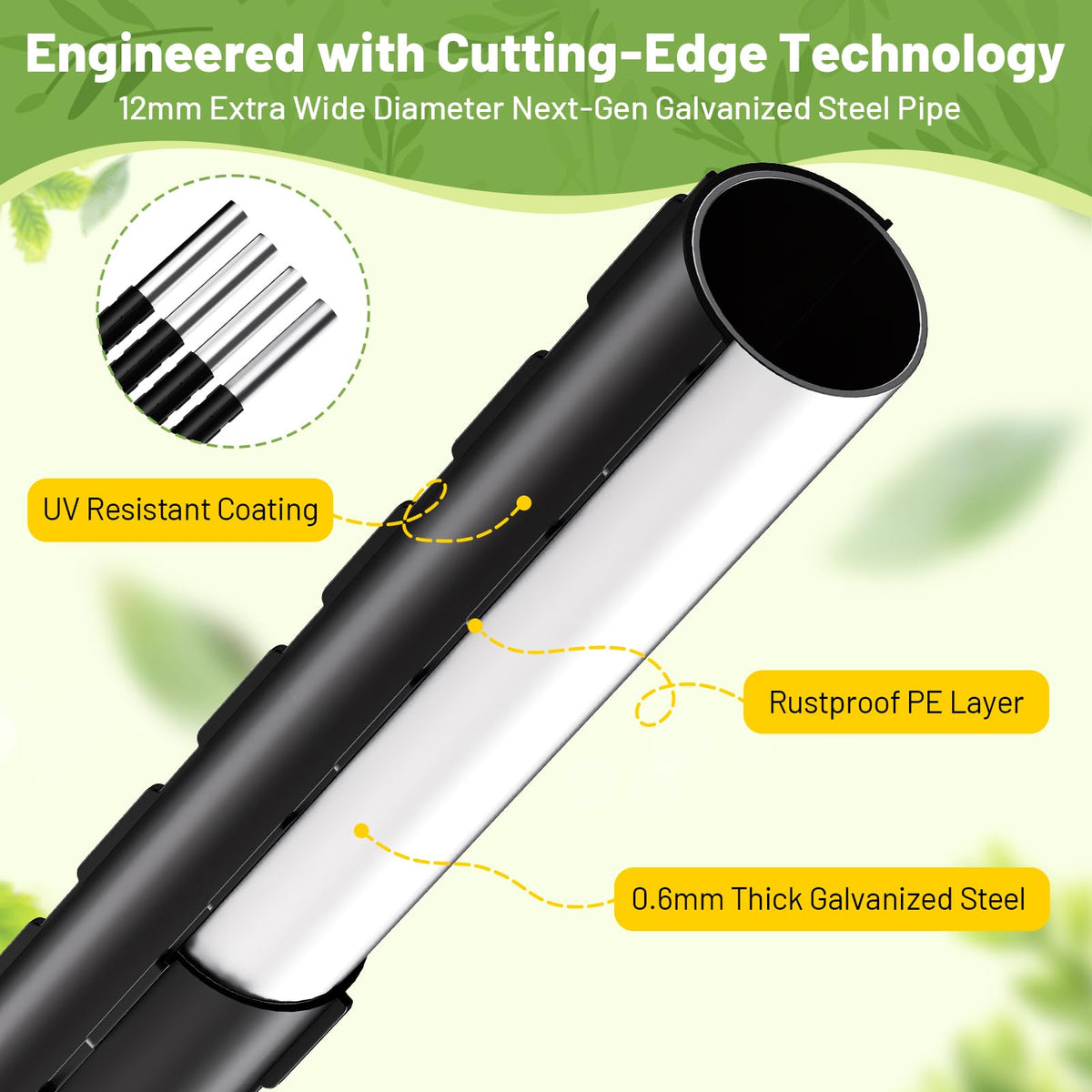 MYMULIKE easy-install trellis helps you set up quickly without tools.