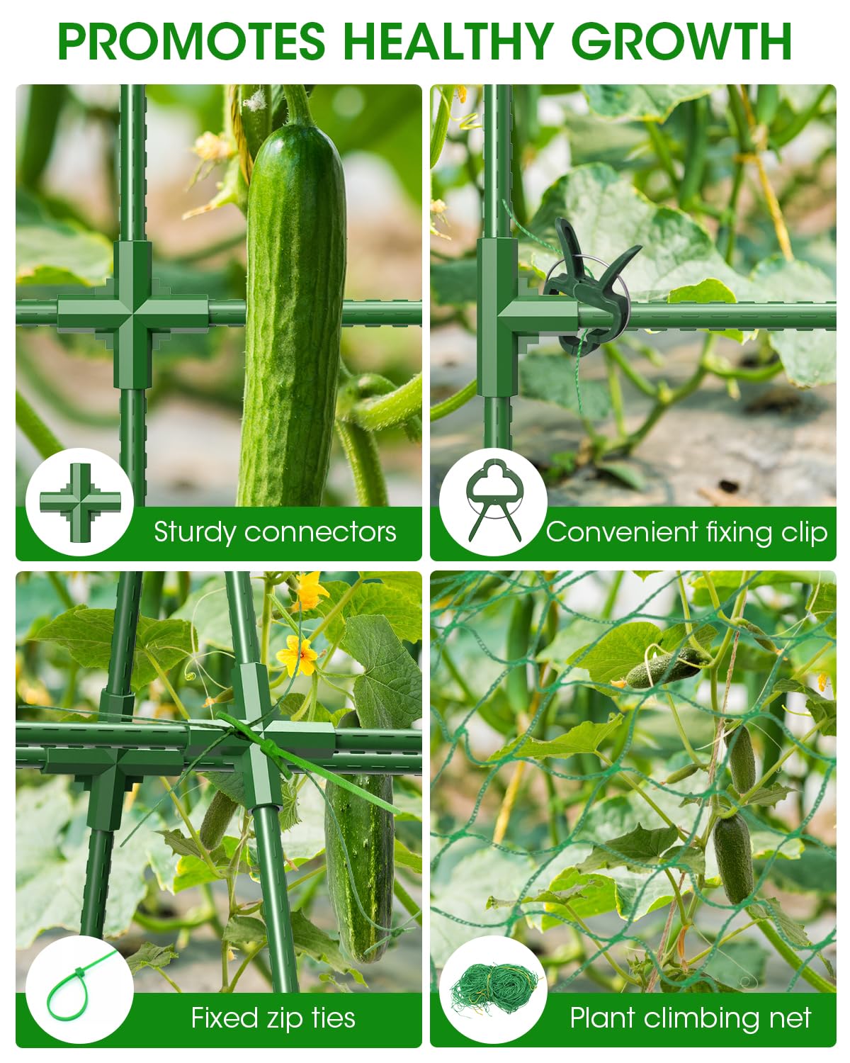 MYMULIKE triangular frame provides stable support in wind.