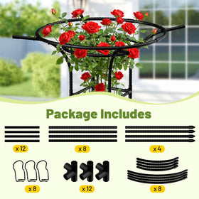 MYMULIKE versatile plant support suits potted and garden setups.