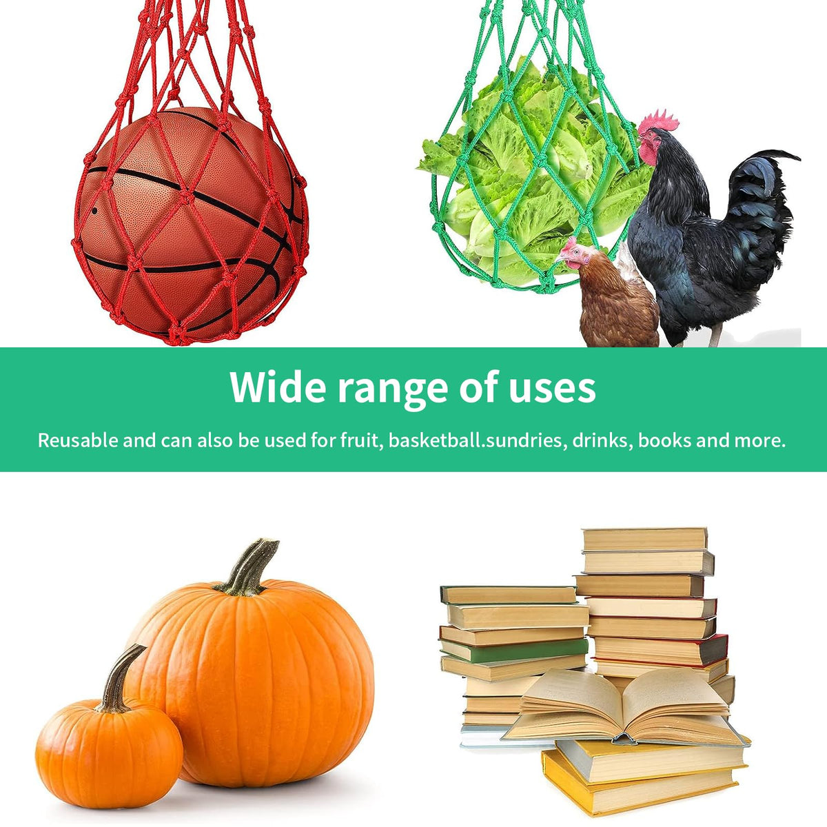 MYSENLAN D shaped hooks bundle keeps nets ready for hanging