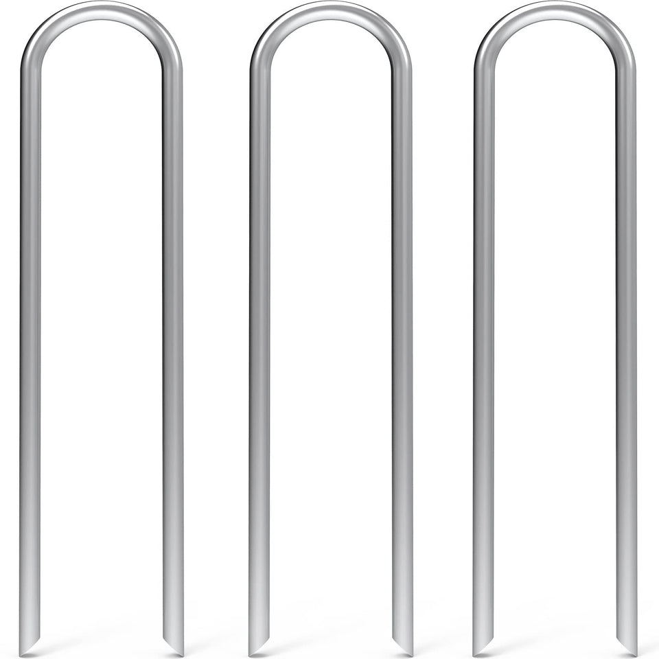 MySit 12 inch stake pack shows deep ground penetration for secure fencing.