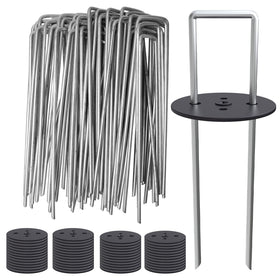 MySit 50-pack vapor barrier stakes for durable outdoor use and easy installation
