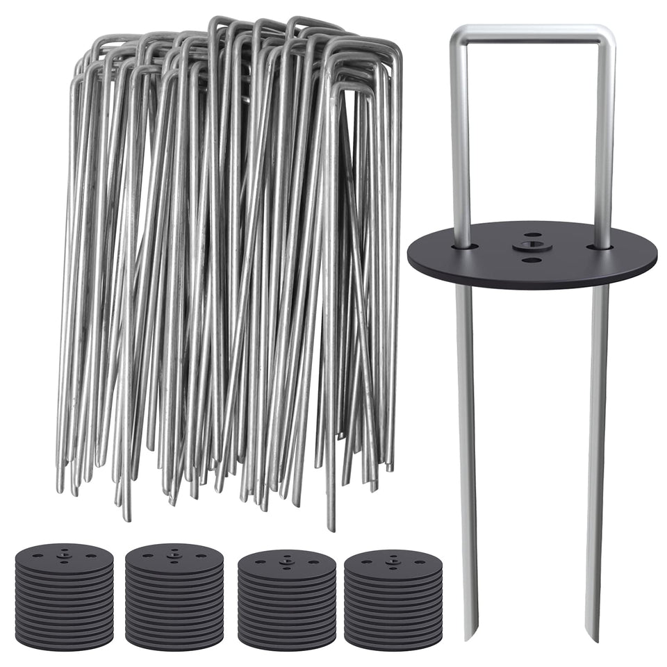 MySit 50-pack vapor barrier stakes for durable outdoor use and easy installation