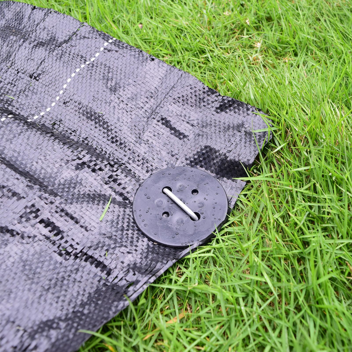 MySit steel landscape stakes are easy to insert into soil for quick setup