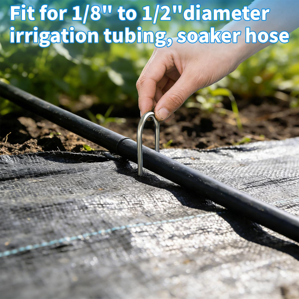 MySit versatile fixing solution helps DIY gardeners manage drip systems.
