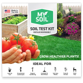 My Soil sample collection card shows step-by-step process for precise soil testing.