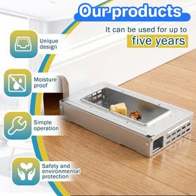 Indoor placement of Mysora clear top trap for home use