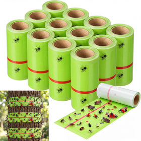 Mysora front packaging showing 12 green trap rolls protecting trees