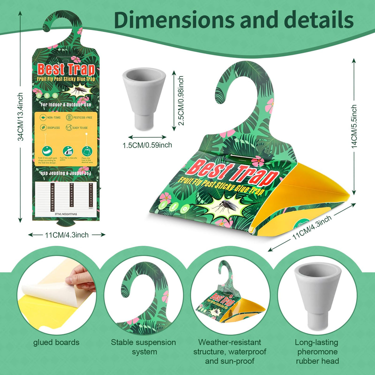 Mysora pheromone lure packet for targeted codling moth management.