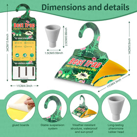 Mysora pheromone lure packet for targeted codling moth management.