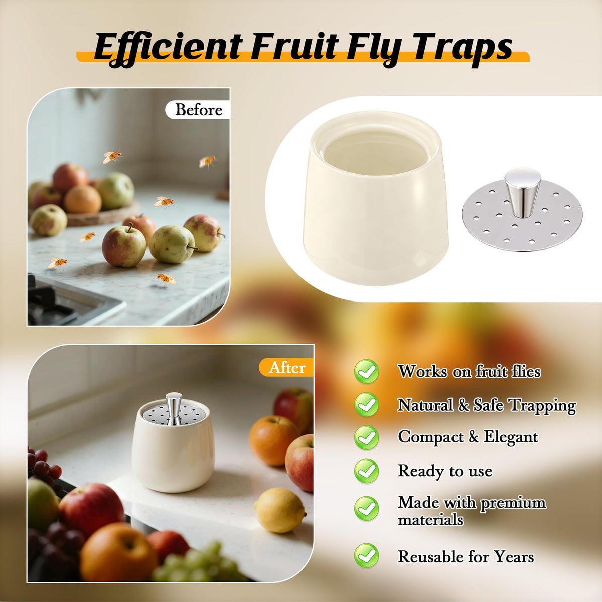 Mysora product packaging display showing complete trap set