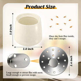 Mysora lid perforations close-up designed to lure fruit flies