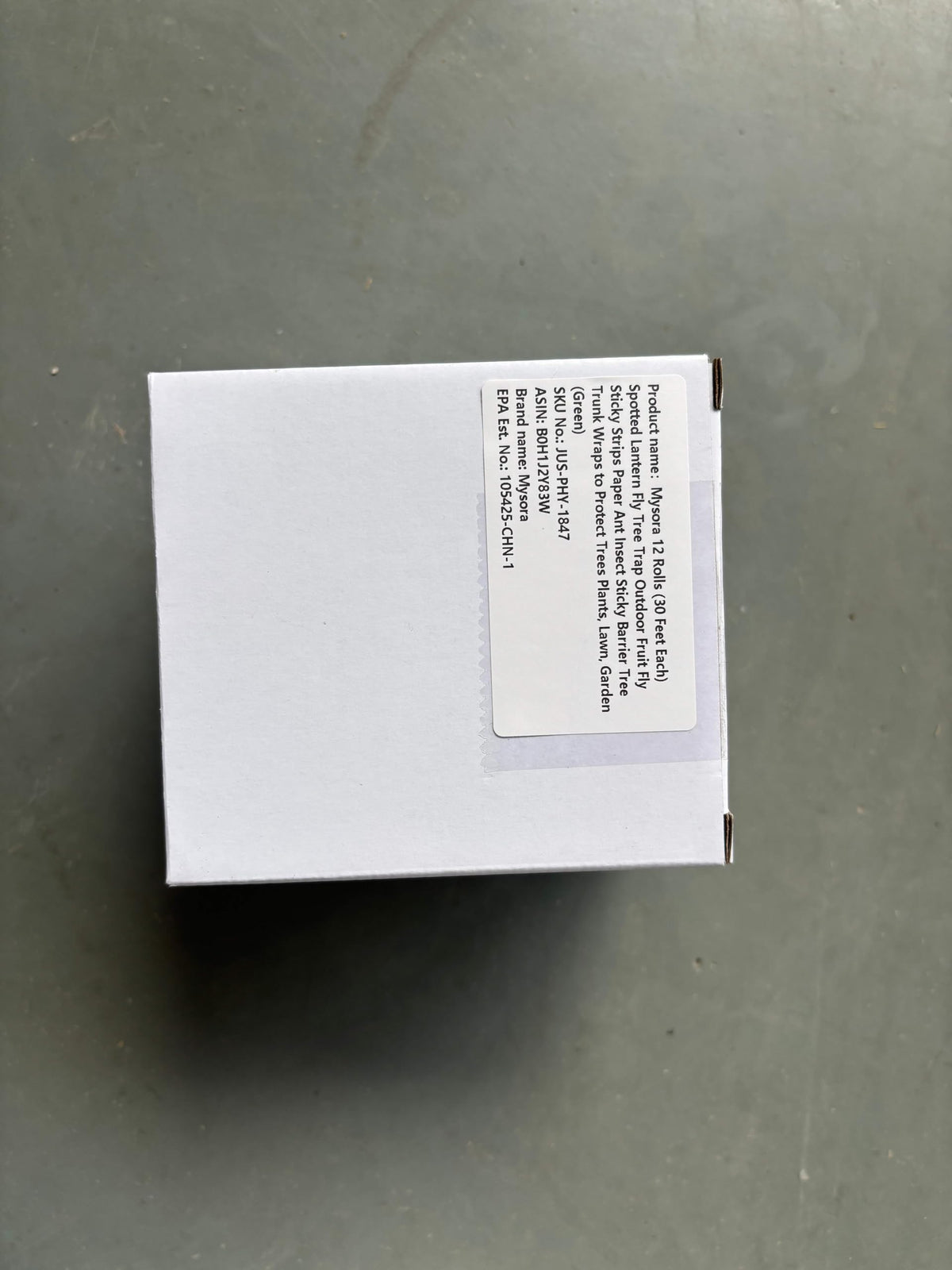 Mysora waterproof paper texture detail showing durable outdoor use
