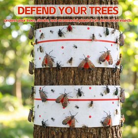 Mysora wrap applied to tree trunk demonstrating easy installation benefit