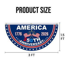 Mythcloud patriotic bunting two-piece set ideal for 4th of July celebrations.