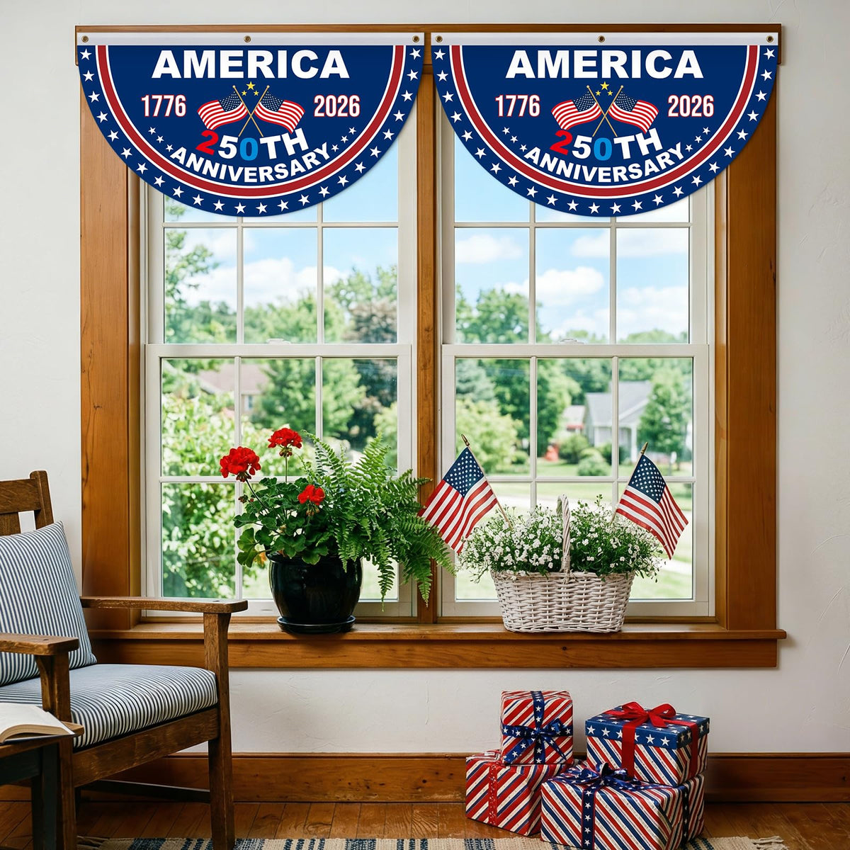 Mythcloud porch, rail, or wall decor creates a festive atmosphere.