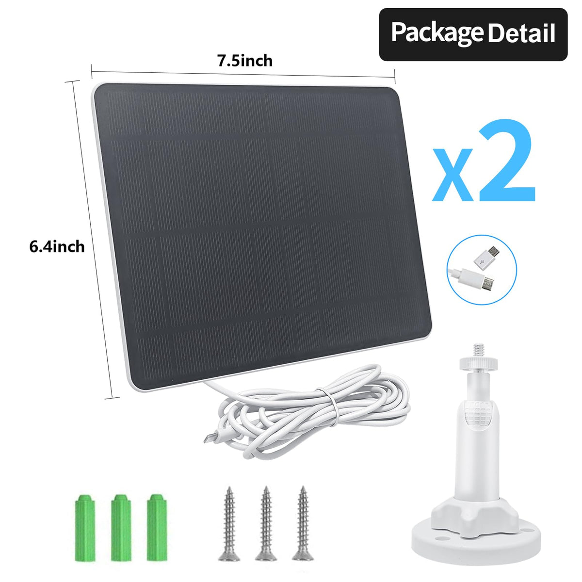 Mytions installation kit makes mounting quick and neat.