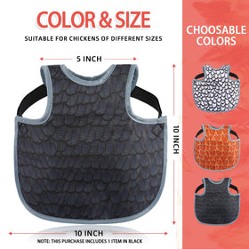 MYWSN Chicken Saddles adjustable strap ensures secure, comfortable fit during daily activities.