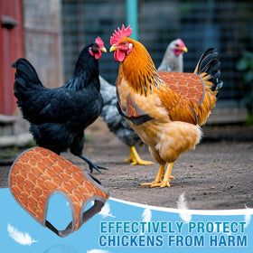 MYWSN chicken saddles easy to clean and reusable for hens