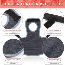 MYWSN Chicken Saddles stylish design adds charm without drawing excessive attention.