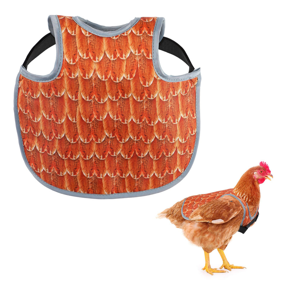 MYWSN chicken saddle back protector reduces pecking for hens.