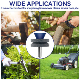 Mzmaxy four piece package containing complete blade maintenance tools.