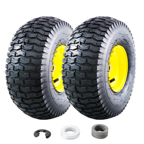 MZREXN front 15x6-00-6 lawn mower tire with durable tread