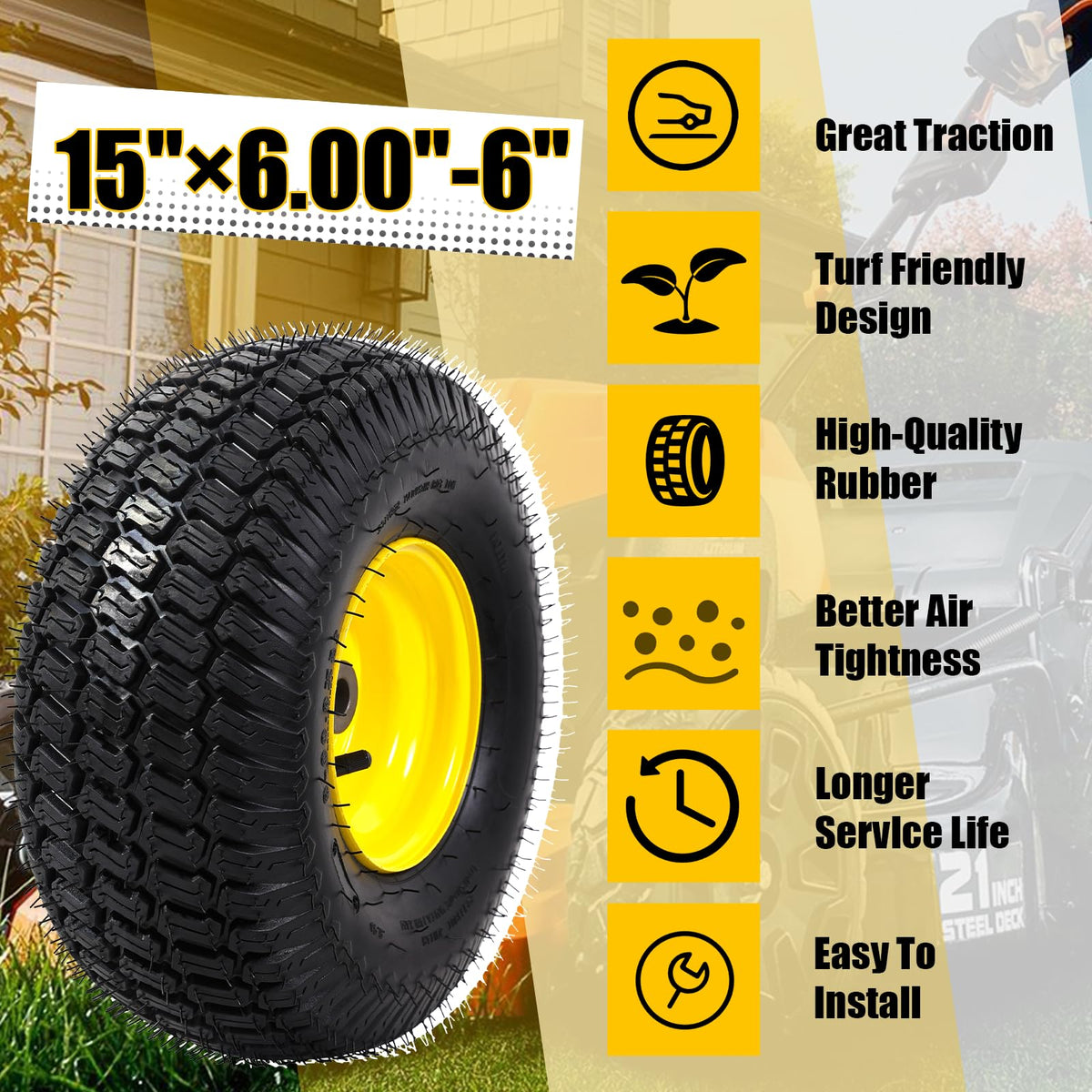 MZREXN water drainage features reduce slipping on wet grass