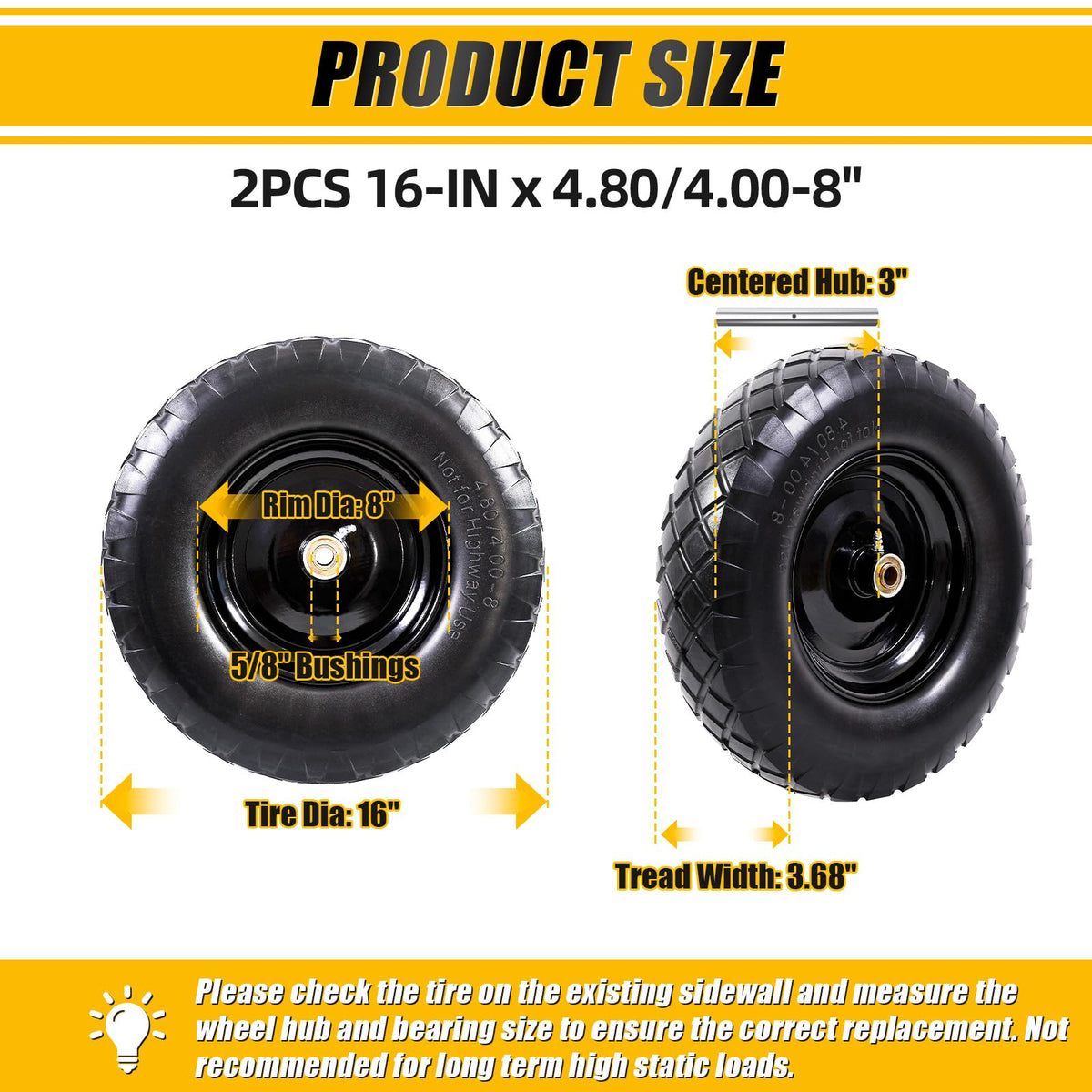 MZREXN universal solid wheel assembly for smooth rolling on carts.