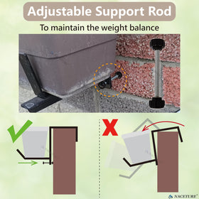 NACETURE rust resistant coating protecting brackets from weathering