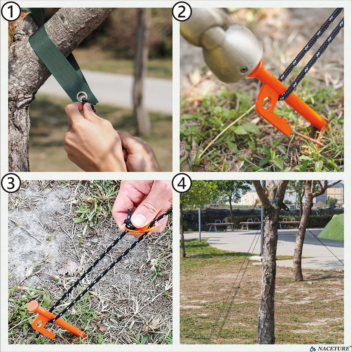 NACETURE Tree Rope 13.12 feet offers adjustable, reliable tension.