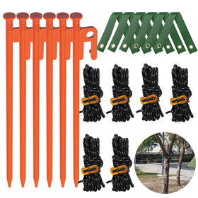 NACETURE Tree Stakes 11.8 inch provide sturdy support for young trees.